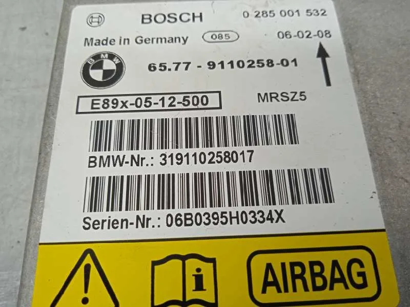 Centralita Airbag para Bmw Serie 1 Berlina (E81/E87)