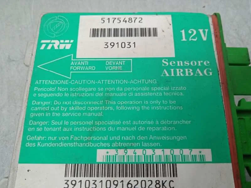 Centralita Airbag para Fiat Grande Punto (199)