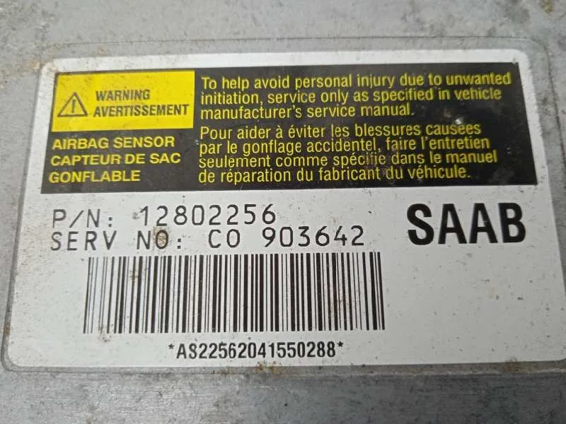 Centralita Airbag para Saab 9-3 Berlina