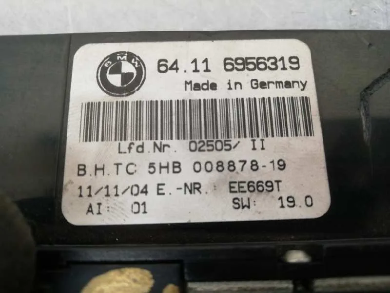Mando Climatizador para Bmw Serie 3 Compact (E46)