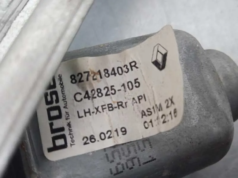 Elevalunas Trasero Izquierdo para Renault Megane Iv Berlina 5P