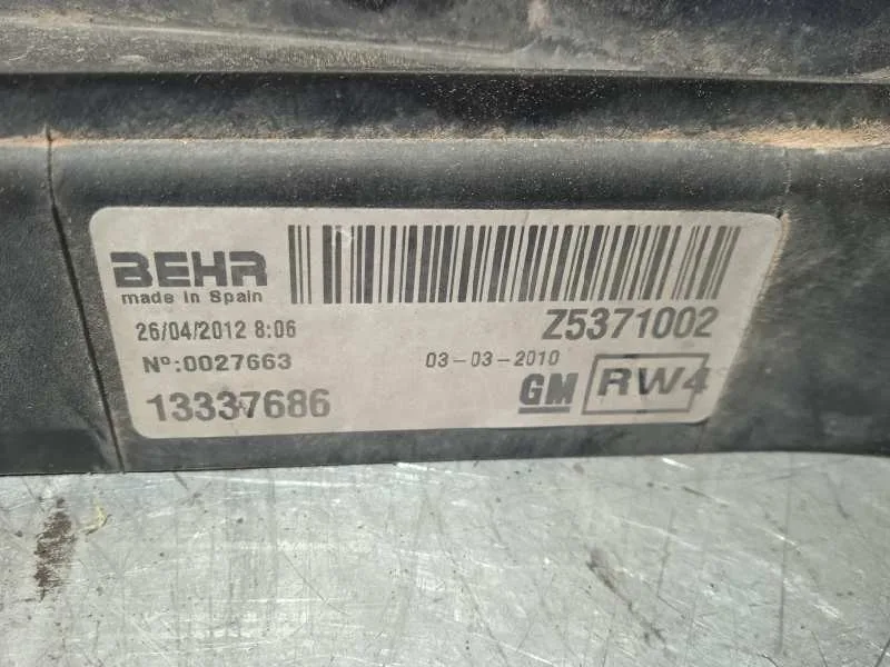 Electroventilador para Opel Meriva B