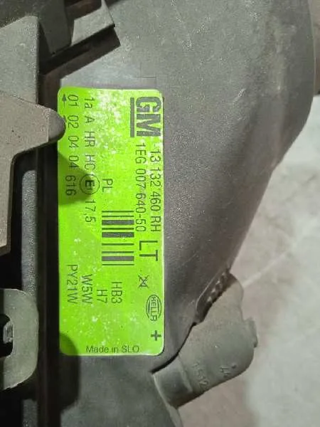 Faro Derecho para Opel Astra G Berlina