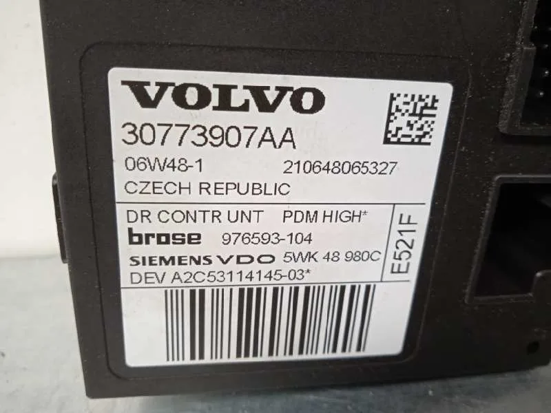 Motor Elevalunas Delantero Derecho para Volvo V50 Familiar