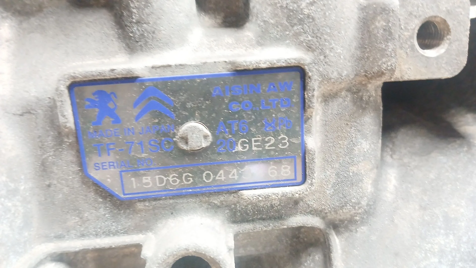 Caja Cambios para Citroën C4 Picasso