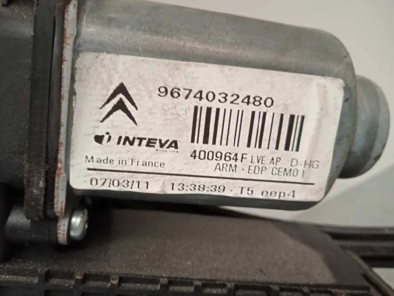 Elevalunas Delantero Derecho para Citroën C4 Picasso