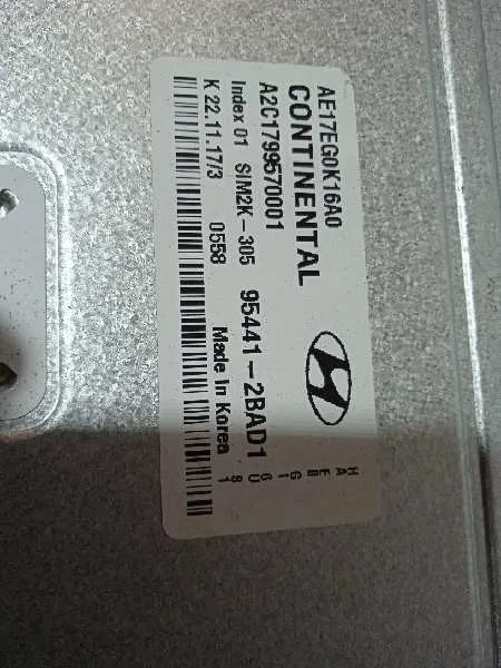 Centralita Motor Uce para Hyundai Ioniq
