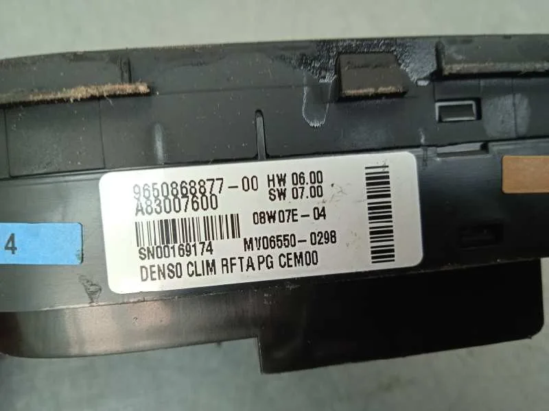 Mando Climatizador para Citroën C4 Picasso