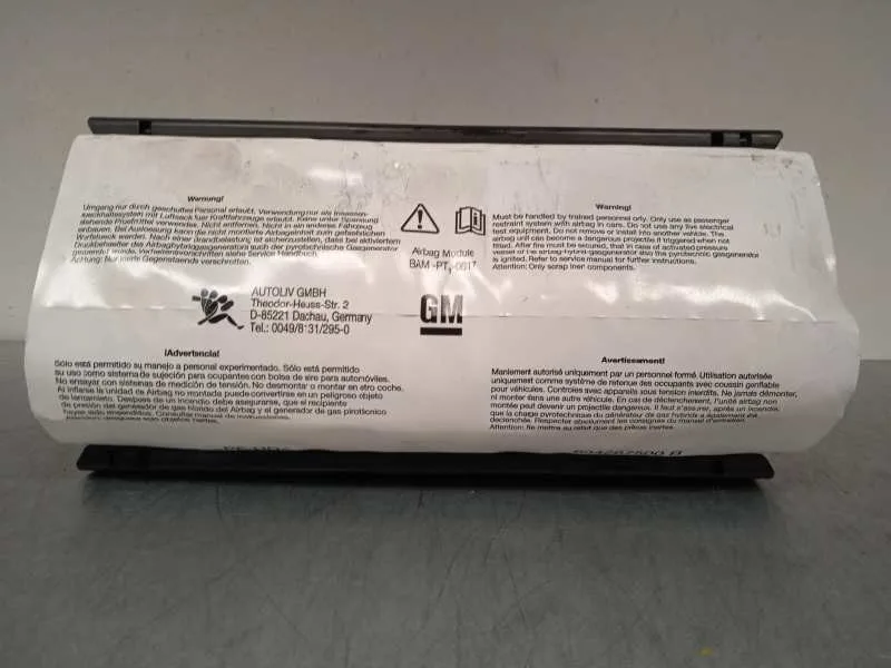 Airbag Delantero Derecho para Opel Meriva