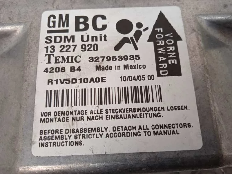 Centralita Airbag para Opel Astra H Berlina