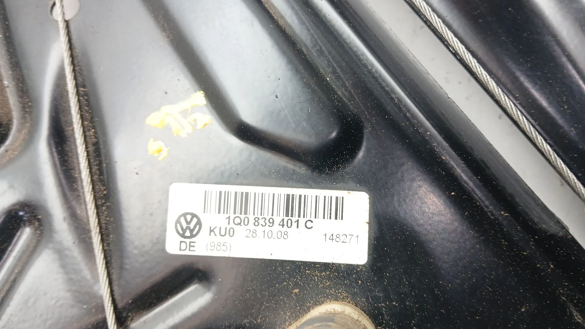 Elevalunas Trasero Izquierdo para Volkswagen Eos (1F7)