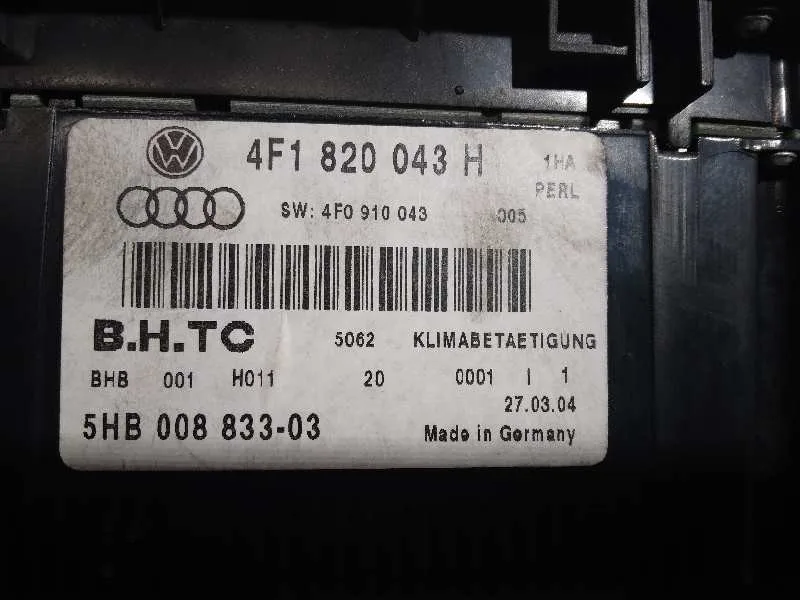 Mando Climatizador para Audi A6 Berlina (4F2)