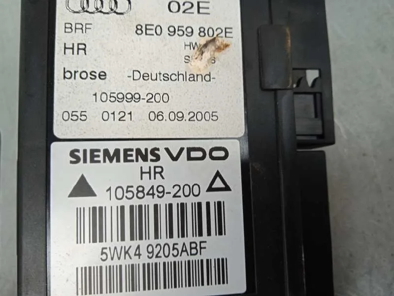 Motor Elevalunas Trasero Derecho para Audi A4 Avant (8E)