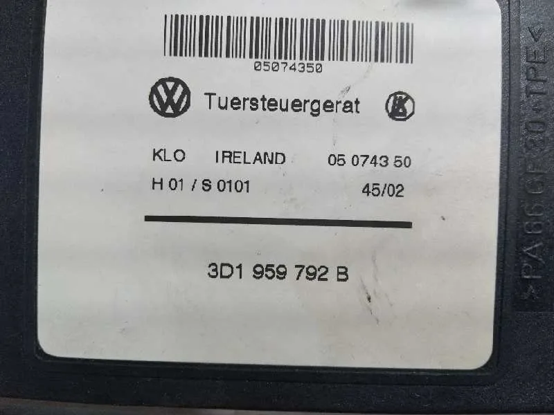 Motor Elevalunas Delantero Derecho para Volkswagen Touareg (7La)