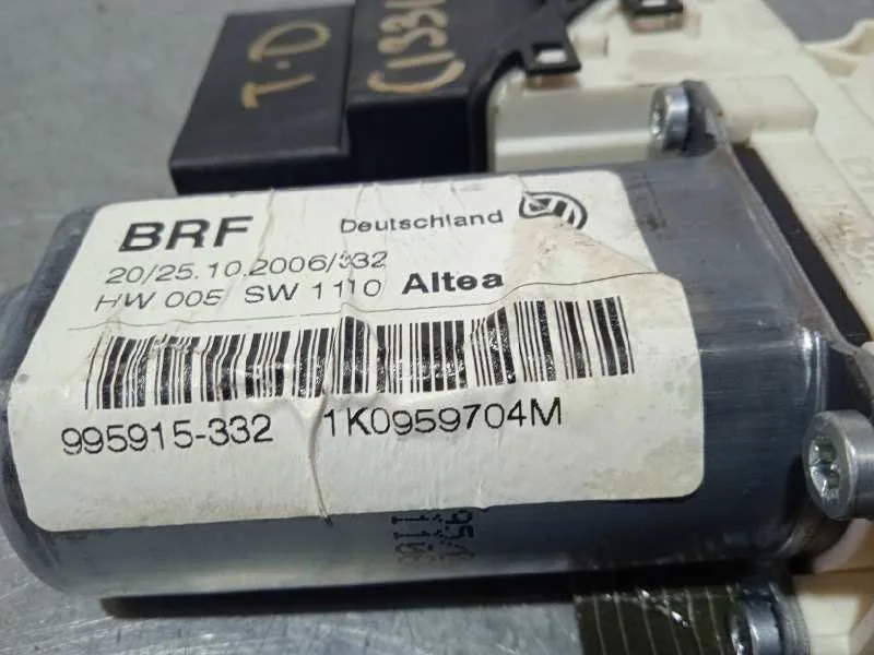 Motor Elevalunas Trasero Derecho para Seat Altea (5P1)