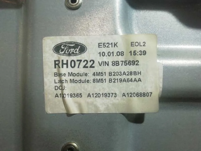 Elevalunas Delantero Derecho para Ford Focus Lim. (Cb4)
