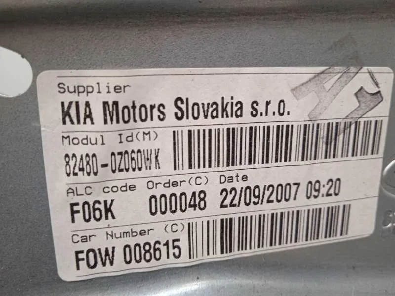 Elevalunas Delantero Derecho para Kia Sportage