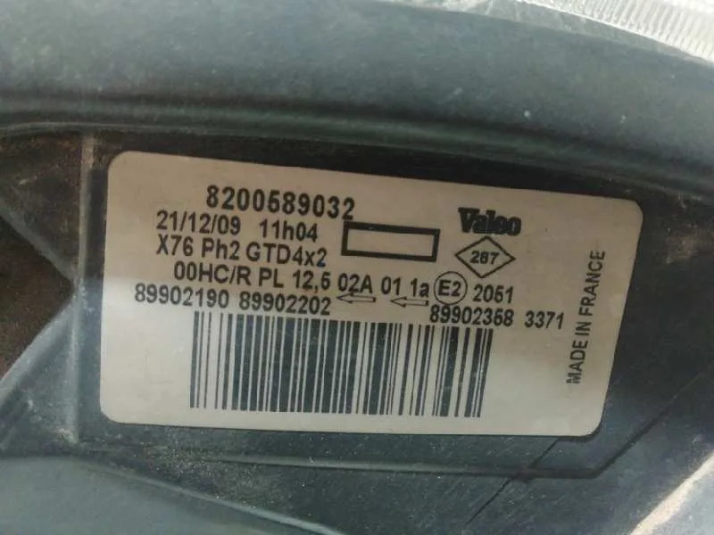 Faro Izquierdo para Renault Kangoo (F/Kc0)
