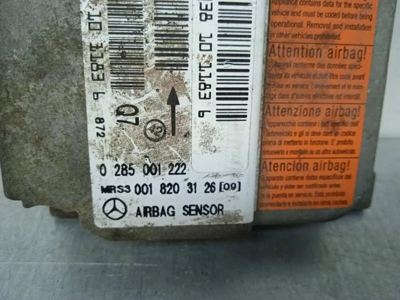 Centralita Airbag para Mercedes-Benz Clase A (W168)
