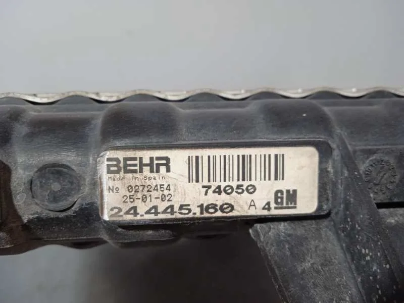 Radiador Agua para Opel Corsa C