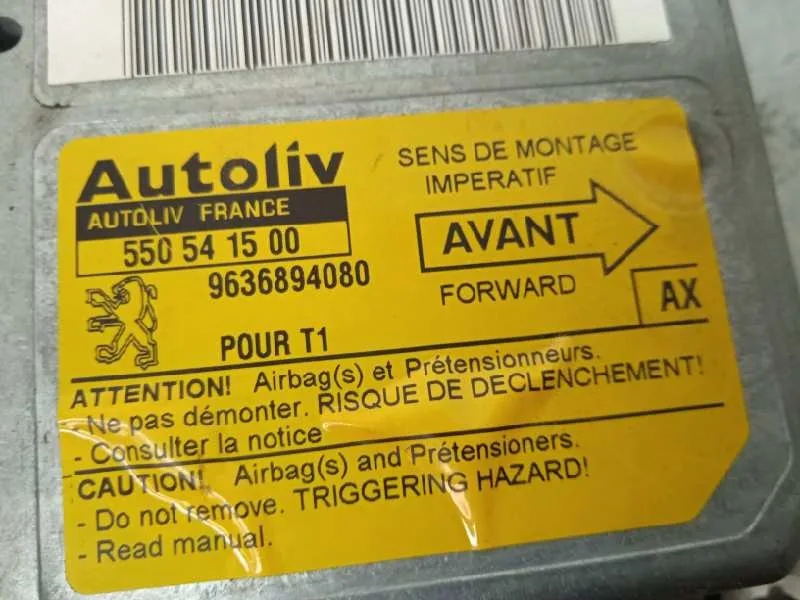 Centralita Airbag para Peugeot 206 Berlina