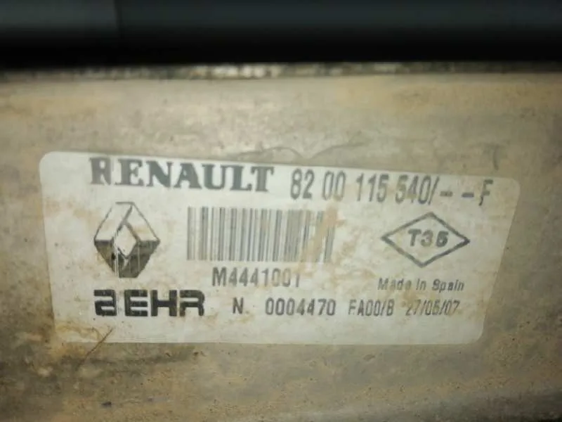 Intercooler para Renault Scenic Ii