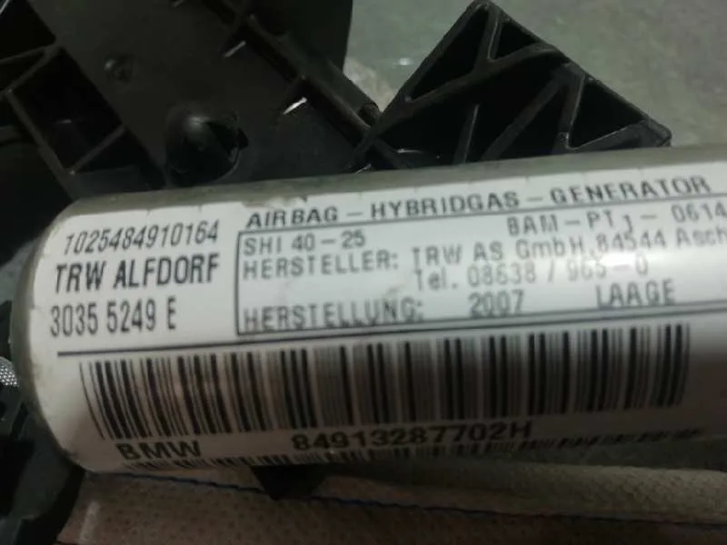 Airbag Cortina Delantero Izquierdo para Bmw Serie 1 Berlina (E81/E87)