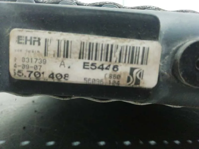 Radiador Agua para Opel Corsa D