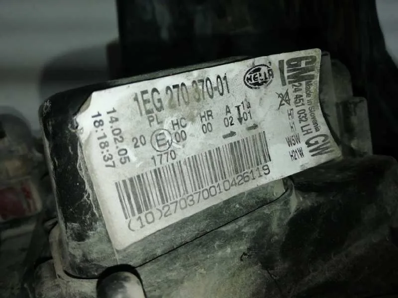 Faro Izquierdo para Opel Astra Gtc
