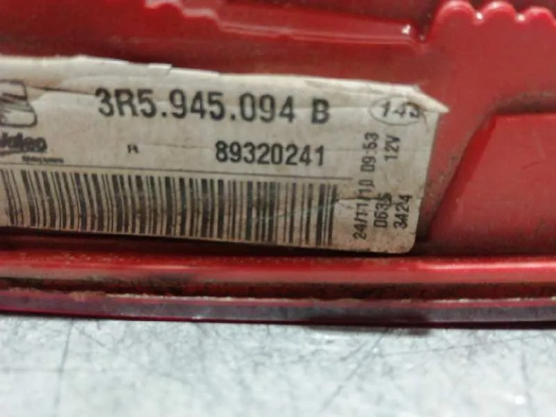 Piloto Trasero Derecho Interior para Seat Exeo Berlina (3R2)