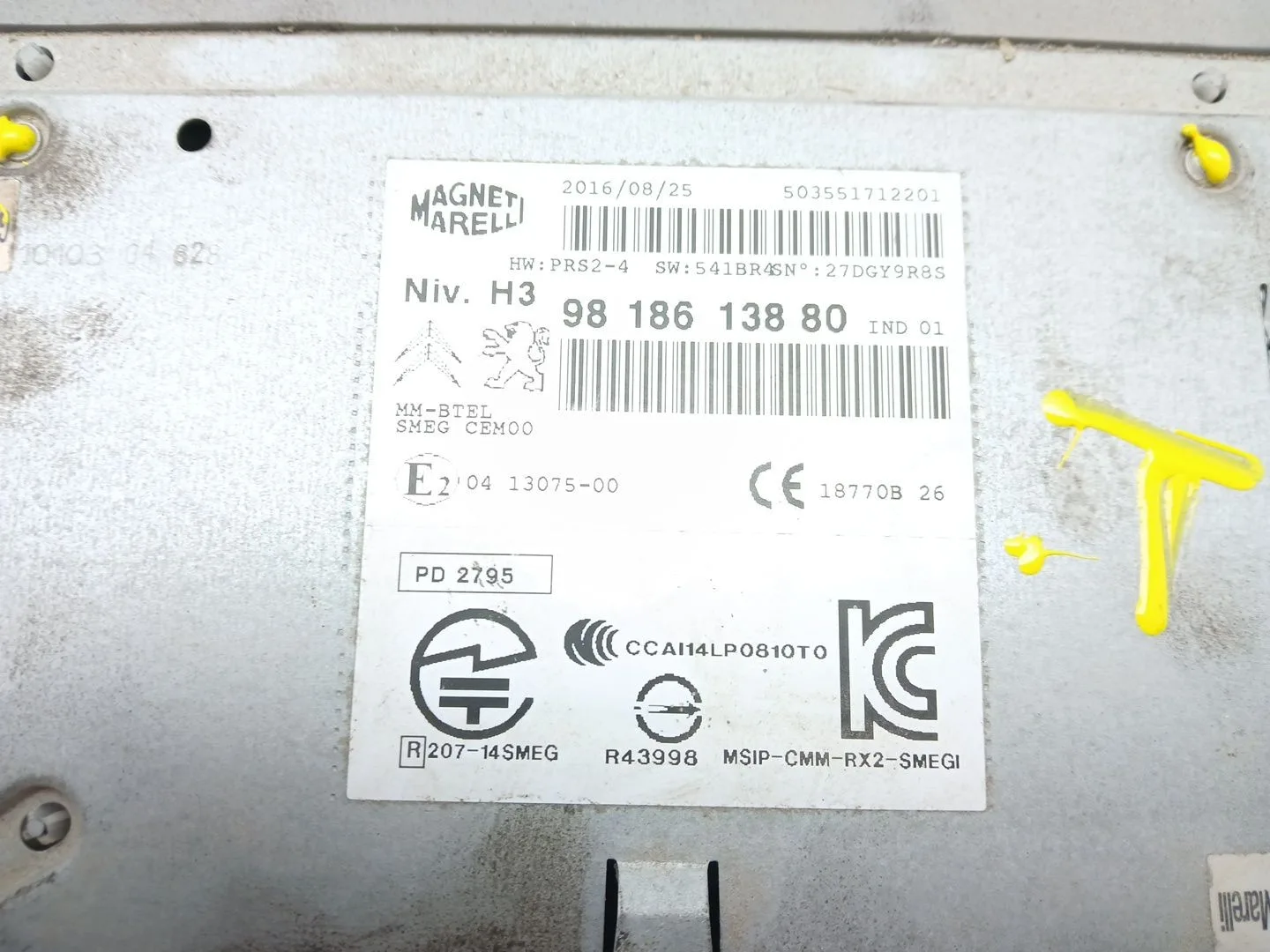 Sistema Audio / Radio Cd para Peugeot 508 Sw