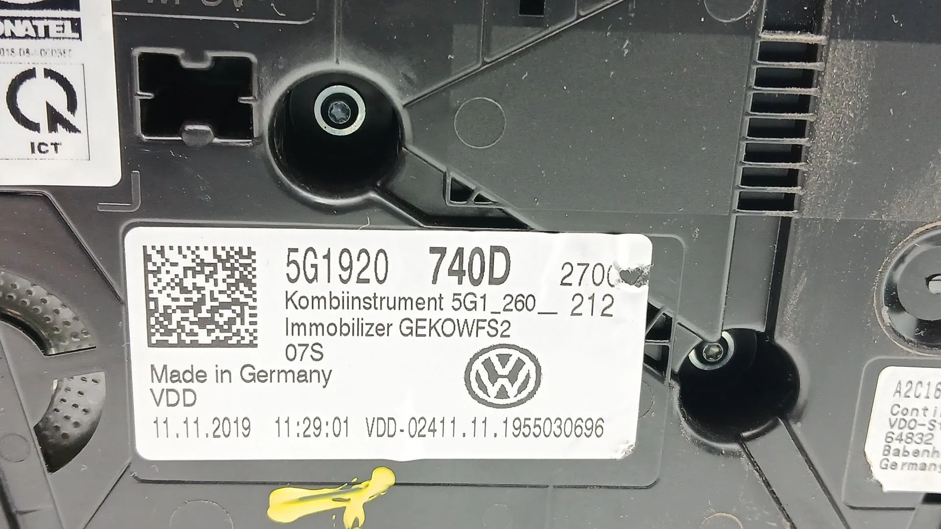 Cuadro Instrumentos para Volkswagen Golf Vii Lim. (Bq1)