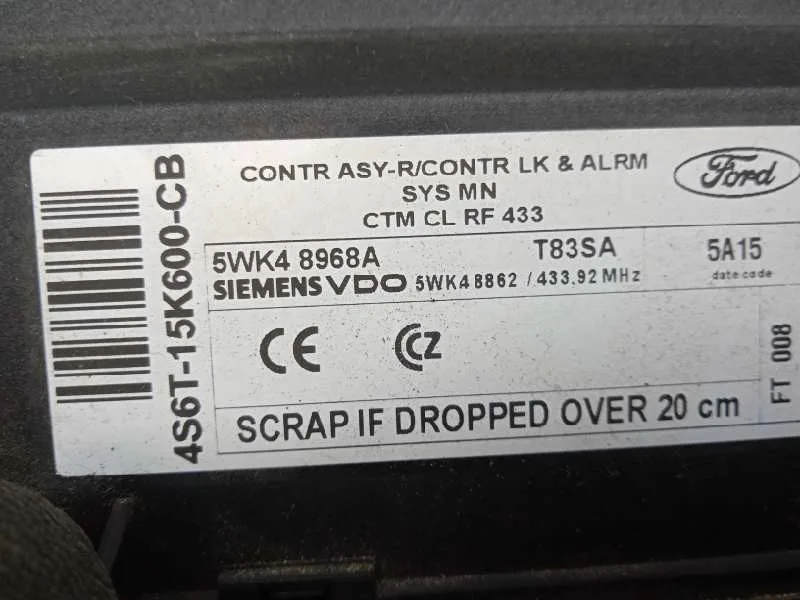 Modulo Confort para Ford Fiesta (Cbk)