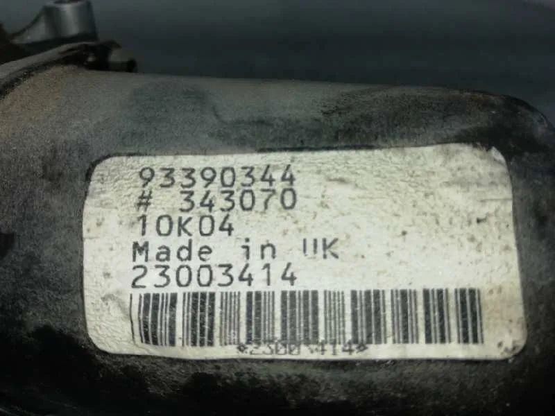 Motor Limpia Delantero para Opel Meriva