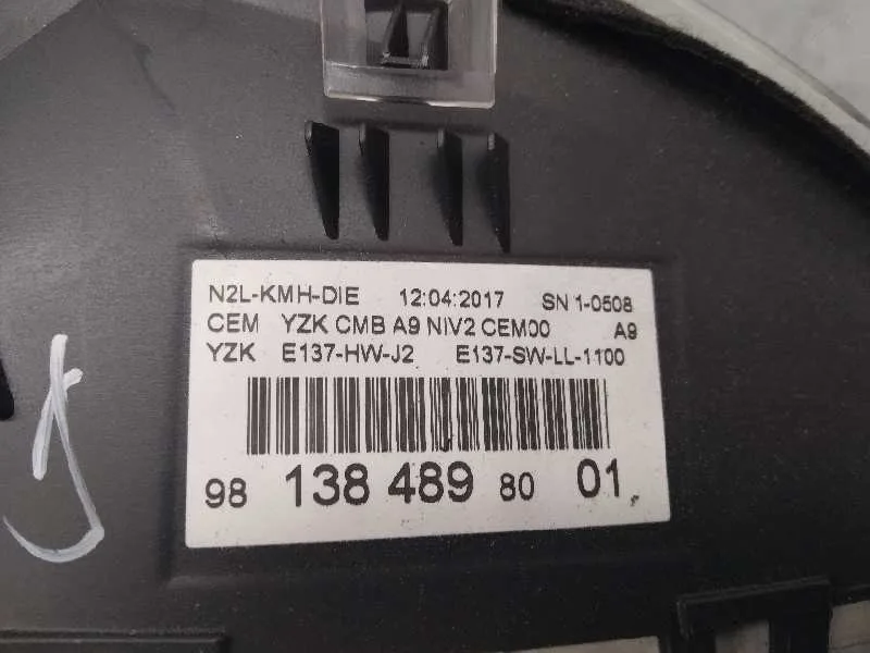 Cuadro Instrumentos para Peugeot 208