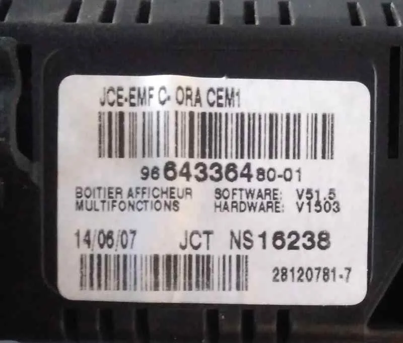 Display para Peugeot 308