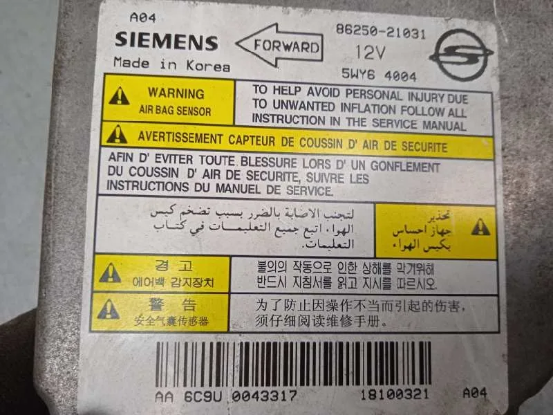 Centralita Airbag para Ssangyong Rodius