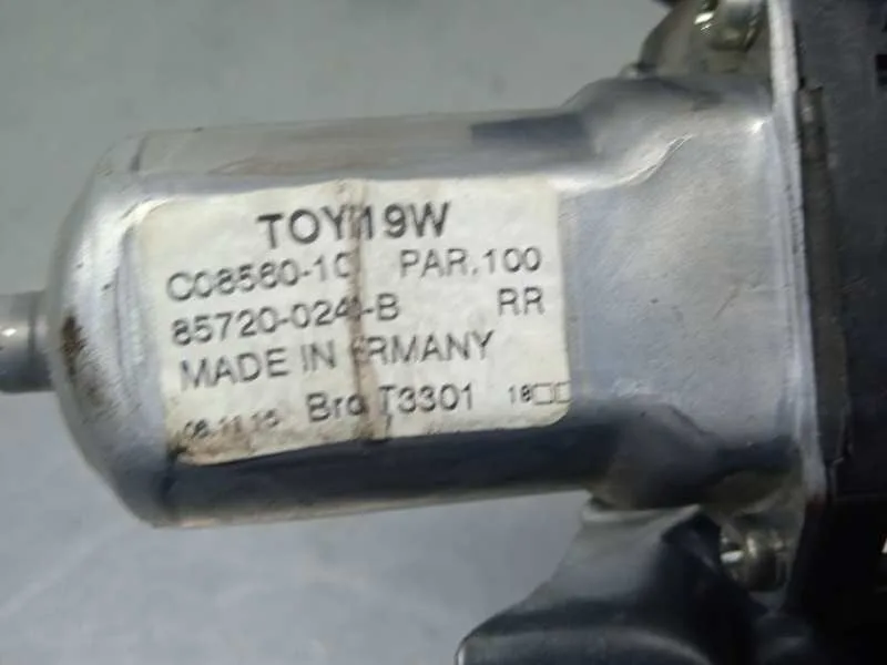 Elevalunas Trasero Derecho para Toyota Auris