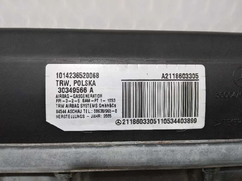 Airbag Delantero Derecho para Mercedes-Benz Clase E (W211) Berlina
