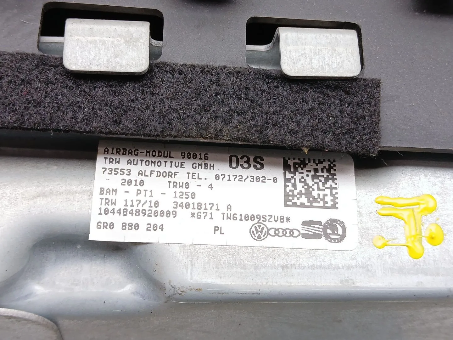 Kit Airbag para Volkswagen Polo (6R1)