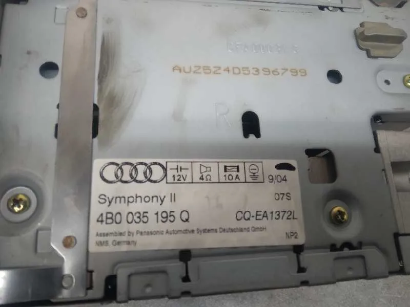 Sistema Audio / Radio Cd para Audi A6 Berlina (4B2)
