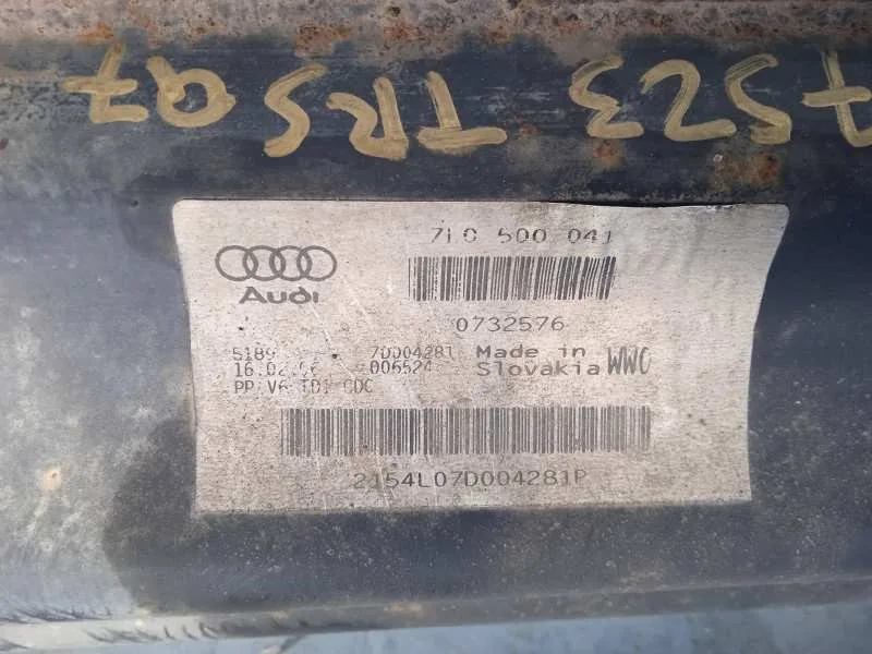 Puente Trasero para Audi Q7 (4L)