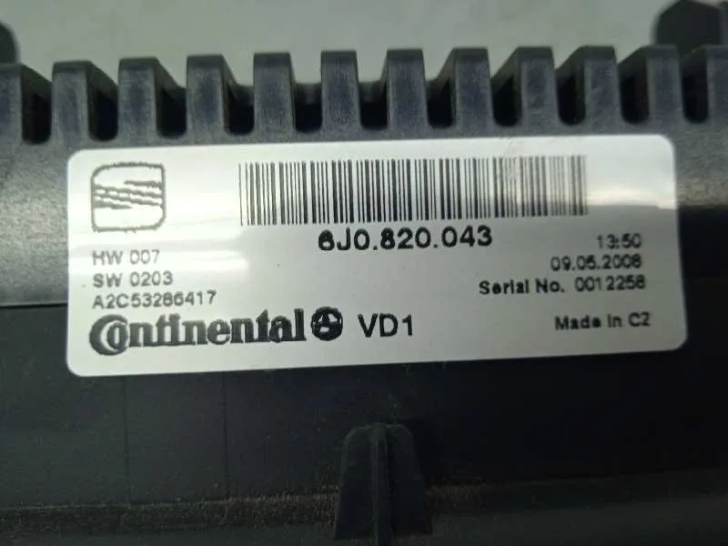 Mando Climatizador para Seat Ibiza (6J5)