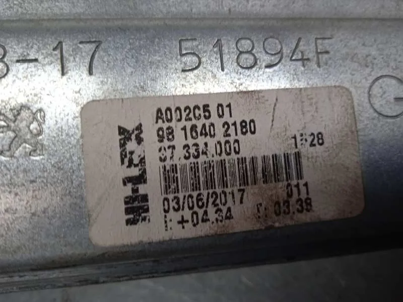 Elevalunas Delantero Izquierdo para Peugeot 208