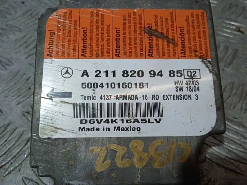 Centralita Airbag para Mercedes-Benz Clase E (W211) Berlina