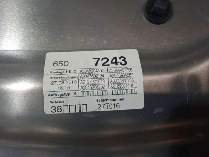 Elevalunas Trasero Izquierdo para Mercedes-Benz Clase C (W204) Lim.