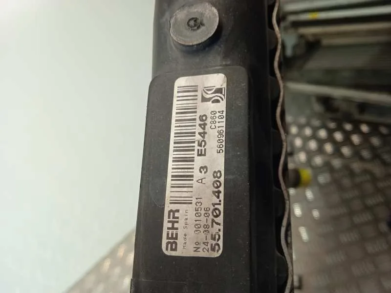 Radiador Agua para Opel Corsa D