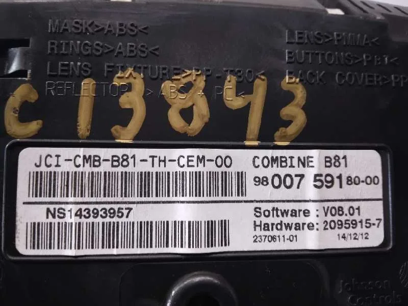 Cuadro Instrumentos para Citroën Ds5