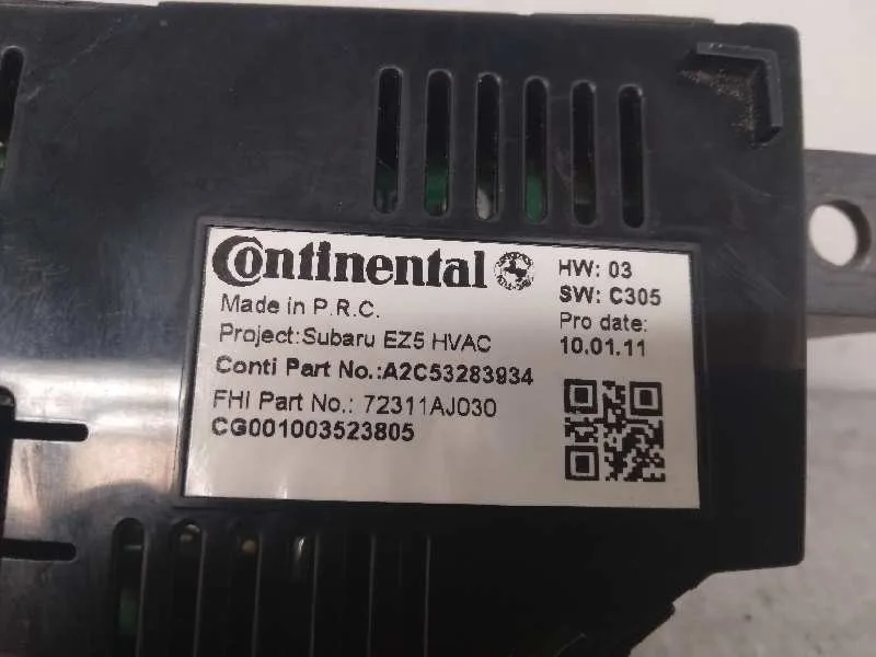 Mando Climatizador para Subaru Legacy Lim. B14