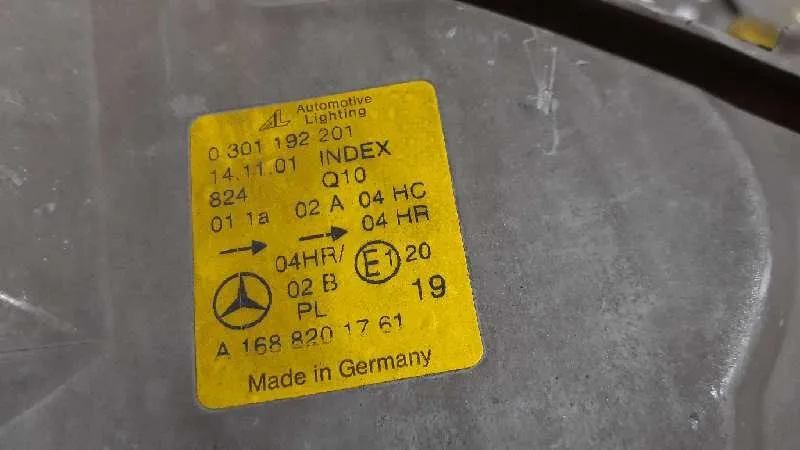 Faro Izquierdo para Mercedes-Benz Clase A (W168)